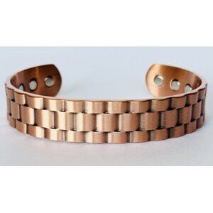 "Links Small" Solid Handmade Copper Cuff Bracelets